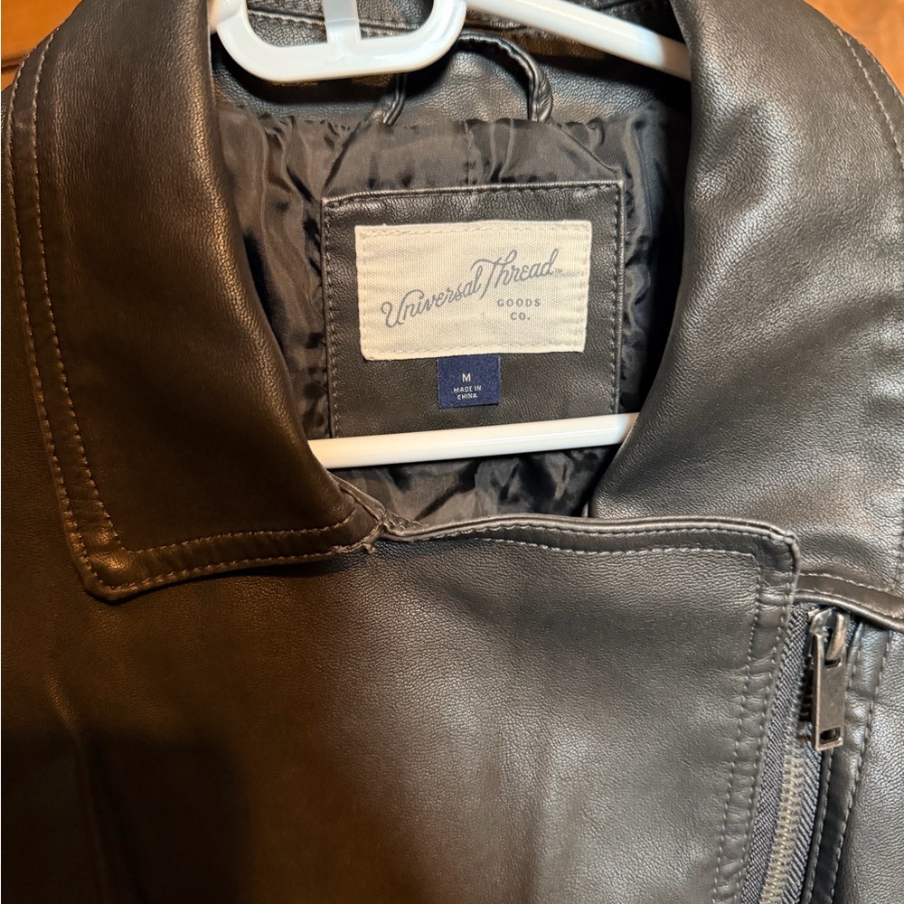Universal Thread Black Leather Jacket - Picture 5 of 5